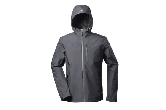 Men′s Waterproof Hoodie Windbreaker 100% Polyester 2 Layer Jacket