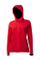 Lady′s Softshell Red Waterproof Hoodie Windstopper Knitted Jacket