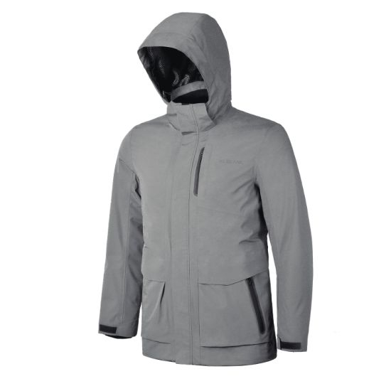 Men′s Bodywarm Padded Twill Polyester Hoodie Long Sleeve Jacket
